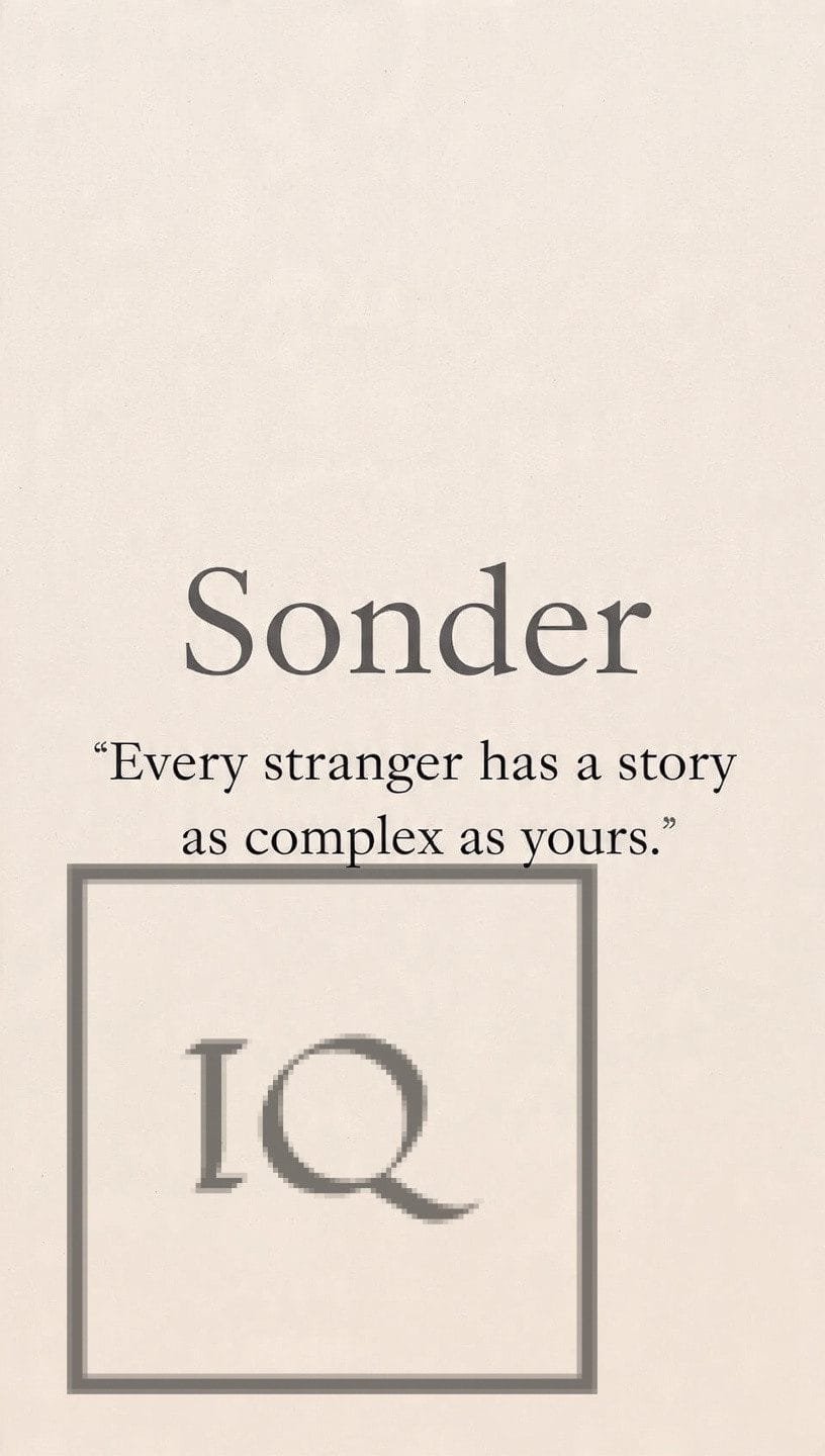 Sonder meaning quote image